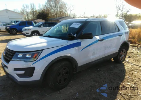 2017 Ford Police Interceptor из США, поврежденный, VIN 1FM5K8AR2HGC07919